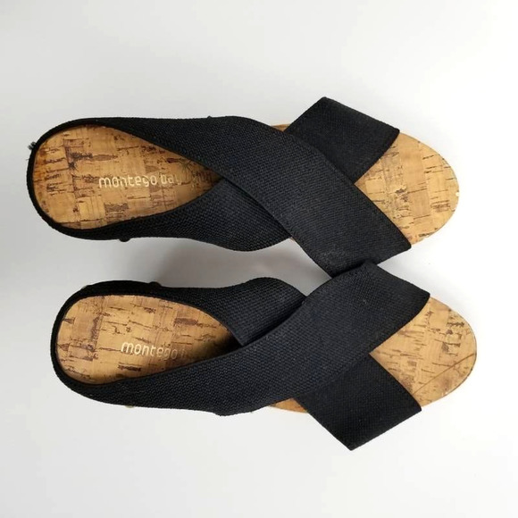 Montego Bay Club Slide Studded Sandals Black Sz 8 - Picture 11 of 12